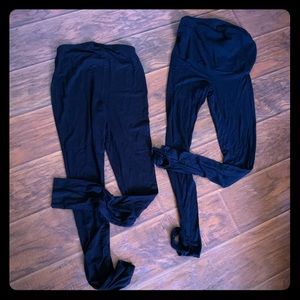 Maternity leggings (2pc) small size